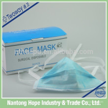 Máscara facial no tejida de 3 capas de higiene